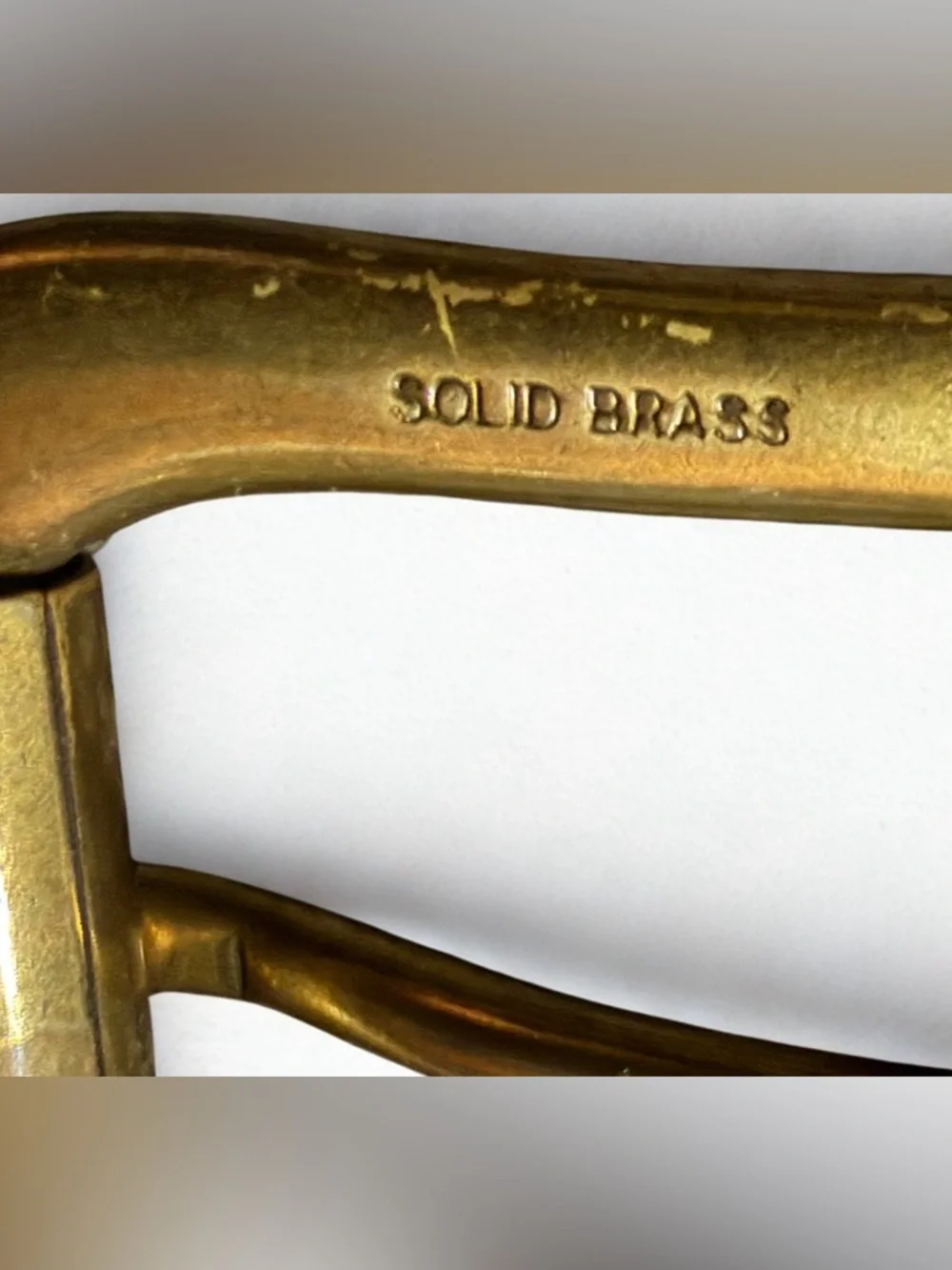 Polo by Ralph Lauren Brown Leather Belt with Brass Buckle